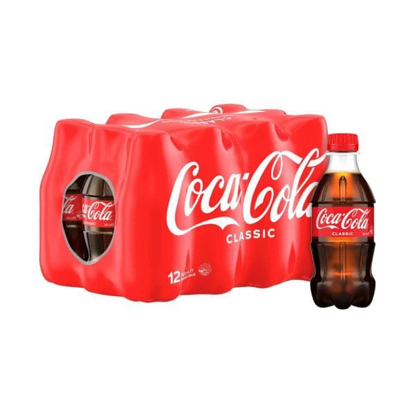 Coca-Cola Classic Soft Drink Multipack Mini Bottles 300ml | 12 Pack