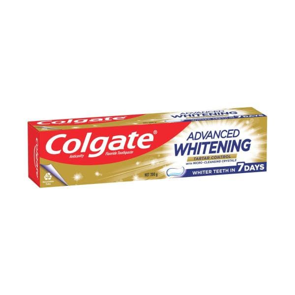 Colgate Advanced Whitening Toothpaste And Tartar Control | 200g