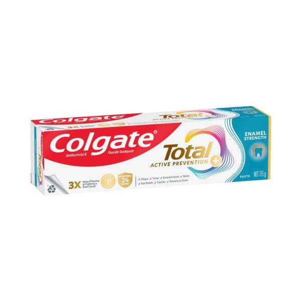 Colgate Total Active Prevention Enamel Strength Toothpaste | 115g