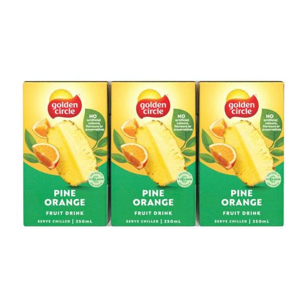 Golden Circle Tetra Drink Pineapple Orange 6 Pack | 1.5L