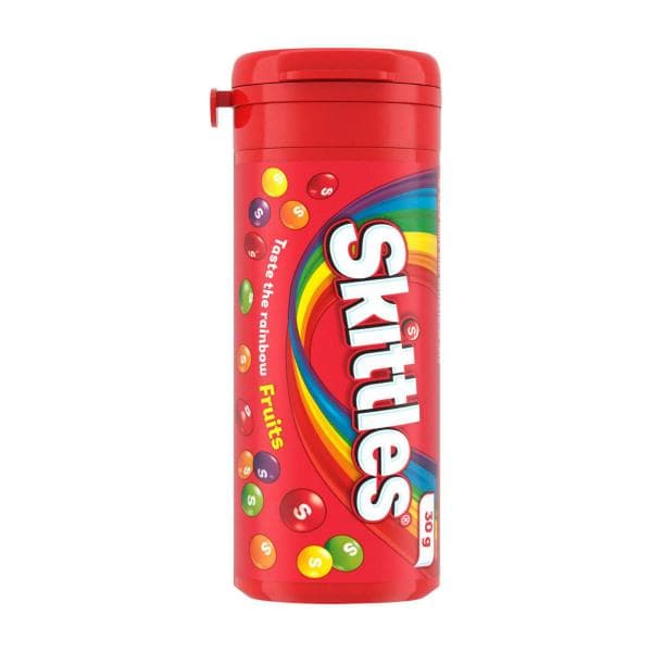 Skittles Fruits Chewy Lollies Snack Tube | 30g