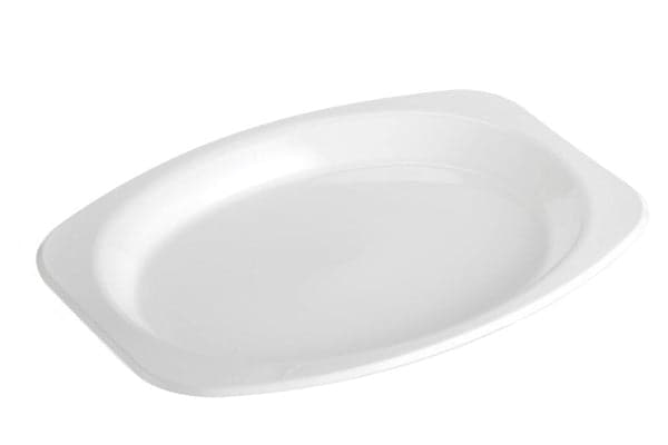 Enviro Select Plastic 11" x 13" Oval Plate (25pcs)