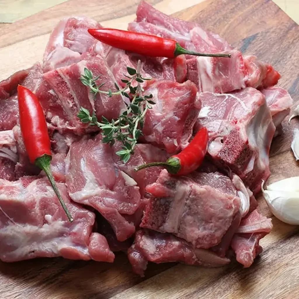 Goat Curry Cut (Bone-In, Halal)