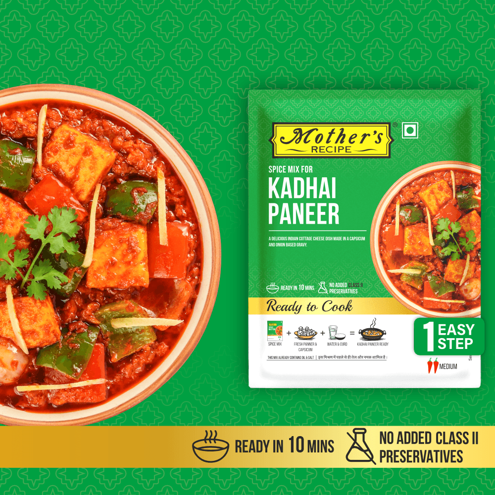 Mother Recipe Kadhai Paneer Gravy Mix 80gm
