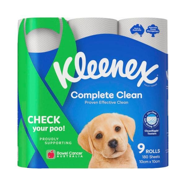 Kleenex Complete Clean Toilet Paper