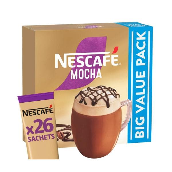 Nescafe Mocha Decaf Coffee Sachets