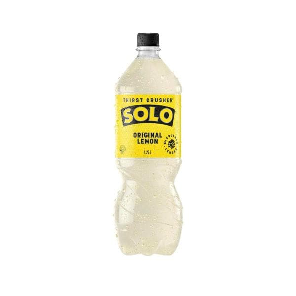 Solo Original Lemon Soft Drink Bottle