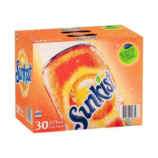 Sunkist Orange Soft Drink Bottle