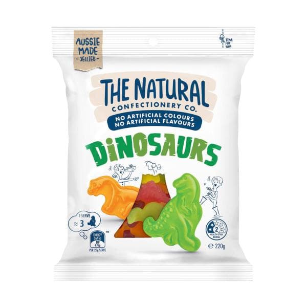 The Natural Confectionery Co. Mini Dino Lollies