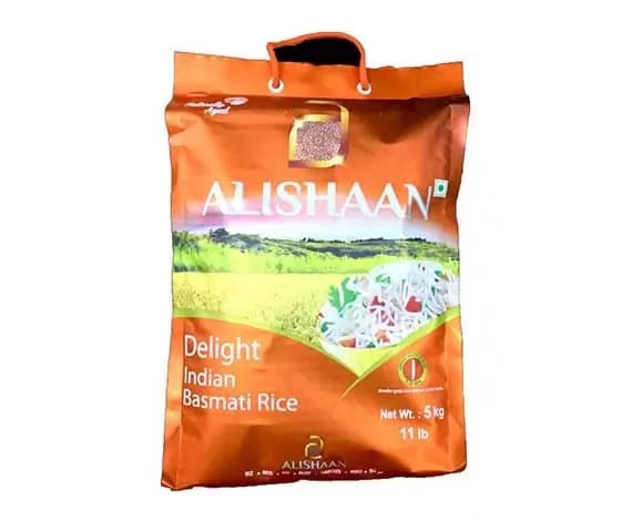 Alishaan Delight Indian Basmati Rice ( Orange) 5kg