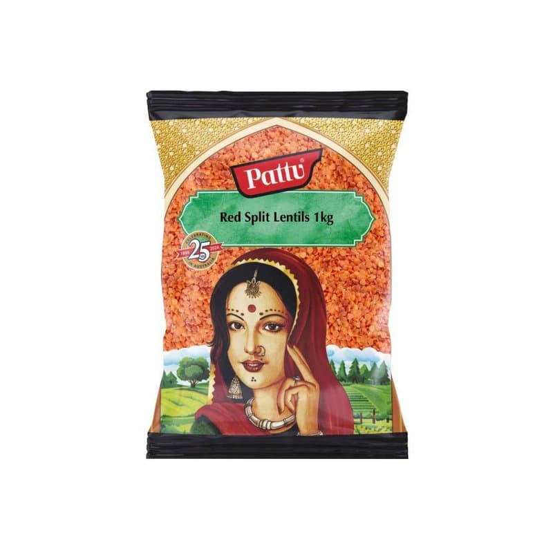 Red Split Lentils (Masoor Dal) / Pattu